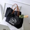 Sacs à provisions Sac de football Canvas Tote Gift Beach Femme Dame Shopper Voyage