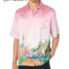 Herrar sommar casual skjorta t-shirt kort ärm casablanc klubb morgon urban attraktion hawaii unisex ärm