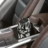 Interior Accessories Car Mini Trash Can Dustbin Organizer Auto Dust Case Storage With Leak Proof Push System Garbage Lid
