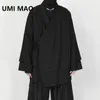 Vestes masculines Umi Mao Big yards de veste Tide way tunique cardigan double couche se détache dans le long manteau