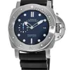 Luxe horloges replica's Panerei automatische chronograaf polshorloges Nieuw duiken 47 mm BMG-Tech Blue Dial Titanium Mens Watch PAM00692