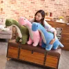 Dolls 150cm Giant Simulation Dinosaur Plush Toys Cartoon Diplodocus Plush Pillow Cute Stuffed Toy Dolls Children Boys Birthday Gift