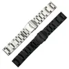 Espessamento sólido 5,5 mm 316l aço inoxidável Bandas de vigia prata 22mm 24mm 26mm Metal Watch Straps Watches Watches Bracelet 240422