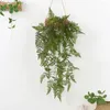 Fleurs décoratives plante artificielle fougères feuilles vignes chambre maison jardin décoration graminée de mariage mur de fêtard suspendu balcon