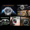 Kontrola nowych wojskowych na zewnątrz Bluetooth Call Smart Watch Mężczyźni 1,5 cala 800 mAh Duże bateria Watch IP68 Waterproof Sports Smartwatch 2023