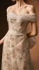 Runway Dresses Elegant Mermaid Celebrity Off The Shoulder Luxury Printed Bead Studs Bow Lace-up Prom Evening Gowns 2024