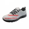 Scarpe casual personalizzate piatto per donne stampare su richiesta unica bianca in pizzo nero su sneaker calzature personalizzate vulcanizzate