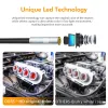 Kameror 3in1 Industrial Endoscope Camera IP67 Waterproof 5,5mm/7mm Borescope Endoscopy Camera 6LED justerbar för Android -telefon PC USBC