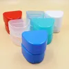 New Elder Dental Orthodontic Retainer Denture Storage Case Box Mouthguard Container Home Random Colors Gifts Home Storage Boxes