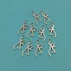 100pcs legierte Flamme Charms Anhänger für DIY-Armband Halskette Schmuck machen Accessoires A-868