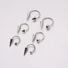 1 pairs Surgical Steel Nose Septum Horseshoe Hoop Earring Eyebrow Tragus Helix Lip Rings Piercing