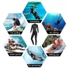 Akcesoria Premium 3 mm neopren neoprenowy Kobiety Kobiety Onepiece Keep Keep Surf Surf Nurkowanie Suibeting Sfishing Spearfishing Kitesurf Kobiet Kobiet