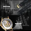 Watches 2022 Hot Sale Twinner Watch Luxury Gold Skeleton Watches Men Mechanical Hand Wind Wristwatches Reloj Hombre Relogio Masculino