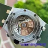 AP Wrist Watch Chronograph Royal Oak Offshore Series Watch 42mm Diameter Automatic Mechanical Fashion Leisure Men's Timepiece 26238TI.OO.A056CA.01 Army Green