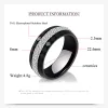 Bands High Qulity Women Jewelry Ring Wholesale Black And White Simple Style Comly Crystal Ceramic Rings for Women