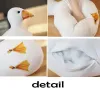 Dolls Lifelike Call Cole Duck Stuffed Toy Cute White Duck like Goose Simulation animal Doll toys for Children Pillow Water Animal Gift