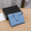 2024 New Leather Wallet Fashionable Men's and Women's Folding Wallet Card Seat Paper Currency Wallet with Box Flipped Wallet 888