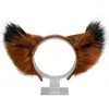 Party Supplies Wolf Ears Headband Lolita Accessories Kawaii Ear Headdress JK Girl Cosplay Hair Hoop Faux Fur Headwear Hairband