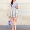 Casual Dresses On Sale Clearance Women'S Printed Elastic Tie High Waist Culottes Beach Summer For Women 2024 Plus Size