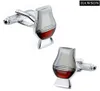 French Shirt Cuff Wine Cup Design Manschettknappar med presentförpackning Fashion Cuff Links för Mens Jewelry8544731