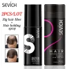 Shampoconditioner Sevich 2pcs/lot Hair Fiberセット25gヘアビルディングファイバー +ヘアホールドスプレーケラチンパウダーヘアルーロートリートメントインスタント