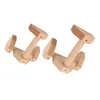 Stume di stoccaggio in legno a barra push up maniglia anti -slip per interno