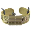 Accesorios cinturón táctico combate airsoft cinturón de batalla en equipo ejército militares entrenando caza de liberación rápida cinturón de cintura de nylon molle