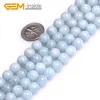 Perline geminside 6/8/10/12 mm Round A Grado AA AA Aquamarines Quartzs perline per perline per perle che fanno perle dono fai da te 15 pollici di nuovo !!