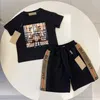 Summer Childrens Set Fashion Boys Girls Girls Short Shorts Set Kid Designer T-shirt Classic Baby Clothes Luxury Brand Lettres Toddler CSD2404221-8