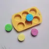 Baking Moulds 6 Cavity Silicone Cake Mold For Mousse Dessert Chocolate Ice-cream Jello Pudding Bakeware Decorating Tools