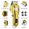 Clippers Dog Professional Hair Clipper Electrical Grooming Trimmer för husdjur USB -laddningsbar rakapparat med låg decibel djur frisyrmaskin