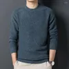 Мужские свитер -свитер мужская одежда сгущает всю шерсть круглую шею свободную хеджирование осень и зима