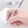 Penne a inchiostro in gel retrattile Penne blu nera Office di scrittura della penna 0,5 mm RIFFETTUZIONI SCULLA