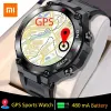 Horloges xiaomi 2023 GPS Smart Watch Sports horloges fitness armband call herinnering aan hartslag bloed zuurstofmonitor waterdichte smartwatch