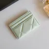 Luxury Women's Leather and Card Men's Bag Fashion Classic Mini Bank Walls Cardholder's Small Ultra Thin Coin Purses Key Walletolder's