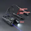 Scopes Wadsn Airsoft M300 Tactical Flashlight Peq15 Red Green Blue Ir Laser Hunting Scout Light Remote Dual Augmented Pressure Switch