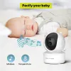 Monitoren 5 inch babymonitor met camera 360 ° pantilt 1000ft moeder kinderen kinderen kwamen draagbare video nanny baby items gratis verzending