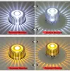 Wall Lamp LED Recessed Spot Light Ktv Bar Party Rgb Colorful For Corridor Living Room Fixture