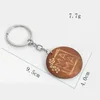 Keychains Wooden Round Card Engraved MAMA Keychain Bag Car Key Chain Ring Holder Charms Mother's Day Jewelry Gift For Mom