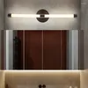 Vägglampa Modern LED 53 cm lång strip svart guldljus toalettrum gång sängen sovrum vardagsrum hem dekor fixtur luster