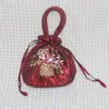 Ny handbroderad sidenhandväska Kvinnor Etnisk stilkopplingar Bucket Bag Mini Fi Summer Purse DrawString Phe Handbag M1GN#