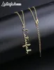 Lateefah Handwriting Jewelry Custom Signature Pendant Collier Femme Vertical Personality Name Necklace For Women Gift1Pendant Neck3520913