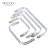 10PCS 20-30cm Metal Frame For Purse Doctor Aluminium Tube Handle bag Accessories Clutch Parts 3 Colour 240419