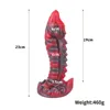 Zwfun silicone lungo grande mostro di Dragon dildo ENORME con succhiaio per animali sesso giocattolo alieno di dildo per cavalli alieni