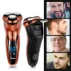 Clippers Electric Shaver Whole Body Washable Rechargeable Electric Razor Shaving Machine for Men Beard Hair Trimmer WetDry Dual Use