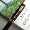 Pens Jinhao 100 Wood Fountain Pen EF 0.4/0.5/1.0mm Iridium Vulpen Writing Pluma Feather Paralle Pen Office School Schools Stylo