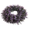 Dekorativa blommor konstgjorda lavendel kransar hösten dörr vår krans jul falska heminredning leveranser produkter