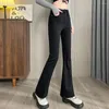 Les jeans pour femmes Stretch Slim High Taist Slimming Boot Cut pour les femmes Spring and Automne Toldal Bottoms Extension Y2K