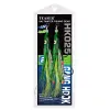 Accessoires Teaser 2pairs/Bag Bkk 6/0 8/0 Jigging Hook UV Luminous Gummi Gummi Salzwasser Trolling Künstliche Dreifachseefischerhaken