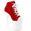 Dance Shoes 6-8 Inches Spring And Autumn Show Ankle Boots Espadrille Parties Nightclub Pole 15-20 Cm Heels Dancing